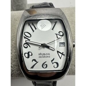 Silpada Designs Watch New Battery‎ 30MM 7.5" Leather Band M6